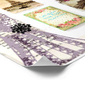 Kunstprins Paris Mood Board van Lisa Casineau Poster (Hoek)