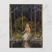  kunstprinses in de Kinder boskunst Briefkaart (Voorkant)