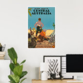 Kunstprint Australië Reisposter Percy Trompf Poster (Thuiskantoor)