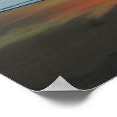 Kunstprint 'Banderas Bay Sunset 1738' Poster (Hoek)