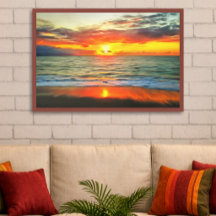 Kunstprint 'Banderas Bay Sunset 1738'