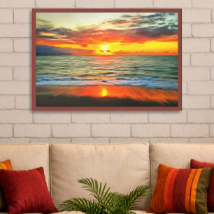 Kunstprint 'Banderas Bay Sunset 1738' Poster