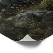 Kunstprint Birch Lake Mist Poster (Hoek)