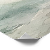Kunstprint Bleke Getijdestrand Poster (Hoek)