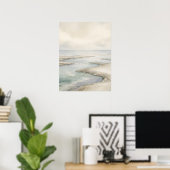 Kunstprint Bleke Getijdestrand Poster (Thuiskantoor)