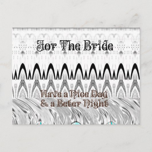 Kunstprint Bruidsfeestcadeau Briefkaart (Voorkant)