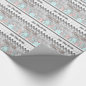 Kunstprint Bruidsfeestcadeau Cadeaupapier (Hoek)