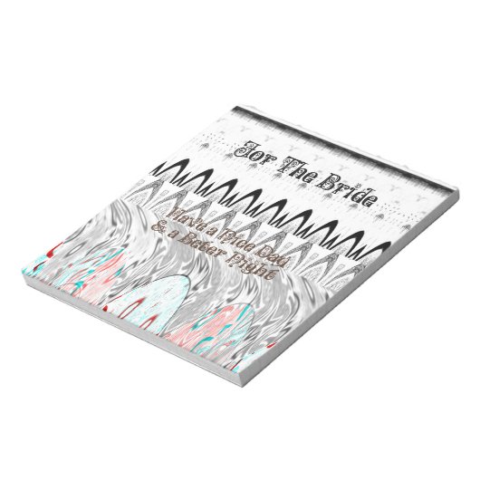 Kunstprint Bruidsfeestcadeau Notitieblok (Linkerzijde)