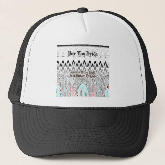 Kunstprint Bruidsfeestcadeau Trucker Pet (Voorkant)