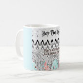 Kunstprint Bruidsmeisjes Cadeau Koffiemok (Voorkant links)