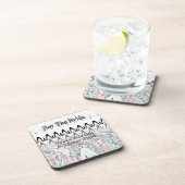 Kunstprint Bruidsmeisjesfeest Cadeau Onderzetter (Rechterzijde)