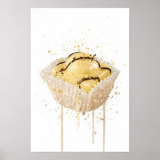Kunstprint Cake Wall Art 'French Fancie Lemon' Poster (Voorkant)