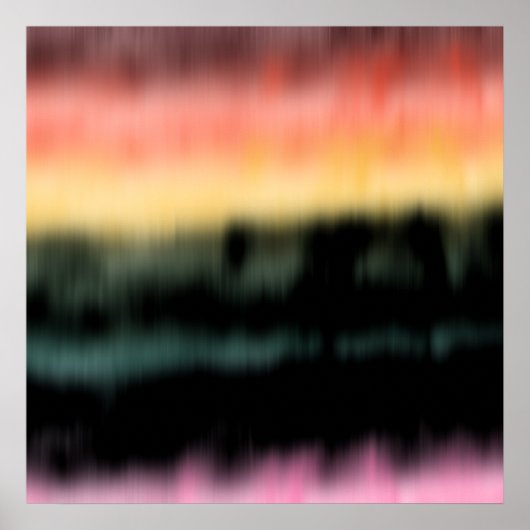 Kunstprint, Digitale Tie-Dye Poster (Voorkant)