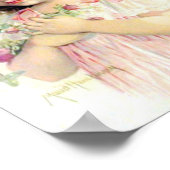 Kunstprint door Maud Humphrey Summer Girl & Bee Poster (Hoek)