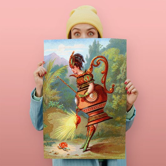 Kunstprint Godin van de Nacht Dish Darlings Poster