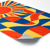 Kunstprint goede-energiegeometrie poster (Hoek)