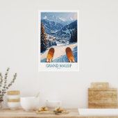 Kunstprint Grand Massif Ski 1 Poster (Keuken)
