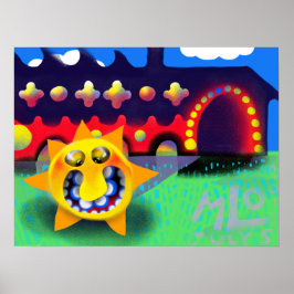 Kunstprint Het Huis van de Zon Poster