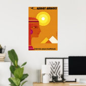 Kunstprint Koeweit Reisposter Midden-Oosten Poster (Thuiskantoor)