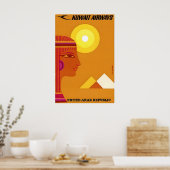 Kunstprint Koeweit Reisposter Midden-Oosten Poster (Keuken)