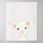 Kunstprint Lammerij Boerderij Nursery Poster (Voorkant)