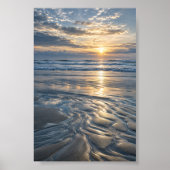 Kunstprint Low Tide Silver Poster (Voorkant)