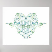 Kunstprint met citaat over vogels poster (Voorkant)