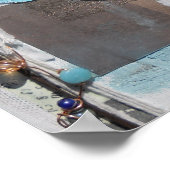 Kunstprint met gemengde media Vlinderhart Poster (Hoek)