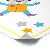 Kunstprint met ruimte dieren Koala Poster (Hoek)