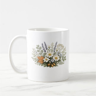 Kunstprint met vintage boeket wilde bloemen | Bota Koffiemok