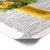 Kunstprint met wilde bloemen in laars poster (Hoek)