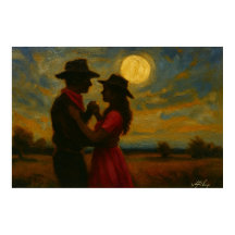 Kunstprint Moonlight Two-Step