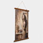 Kunstprint Morgenraam - The Quiet Studio Hangend Wandkleed (Gebogen)