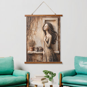 Kunstprint Morgenraam - The Quiet Studio Hangend Wandkleed