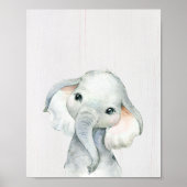Kunstprint Olifant Jungle Safari Kinderkamer Poster (Voorkant)