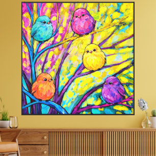 Kunstprint op canvas afdruk