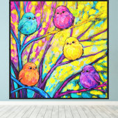 Kunstprint op canvas afdruk (Insitu (Houten vloer))