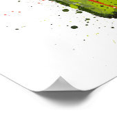 Kunstprint 'Peridot' bierflesje wanddecoratie Poster (Hoek)