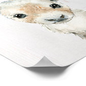 Kunstprint rendier bos nursery poster (Hoek)