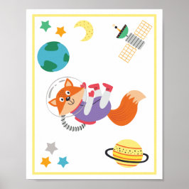 Kunstprint Ruimtedieren Koala Poster