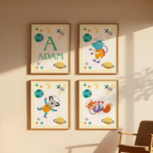 Kunstprint Ruimtedieren Koala