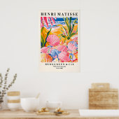 Kunstprint Schelpen Strand kust, stijl Matisse Poster (Keuken)