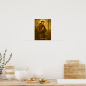 Kunstprint Sint-Franciscus van Assisi Poster (Keuken)