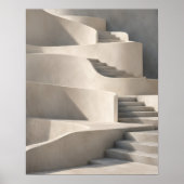 Kunstprint 'Terraced Silence' Poster (Voorkant)