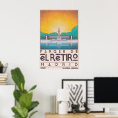 Kunstprint van Madrid Parque de El Retiro Poster (Thuiskantoor)