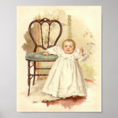 Kunstprint van Maud Humphrey Baby's Eerste Stap Poster (Voorkant)