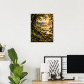 Kunstprint van Moslantaarn open plek Poster (Thuiskantoor)