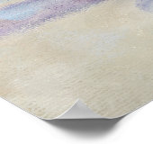 Kunstprint van olieverfschilderij stilleven met ro poster (Hoek)