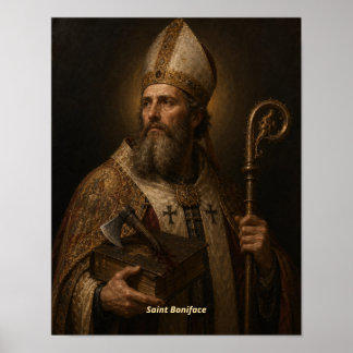 Kunstprint van Sint-Bonifatius Poster