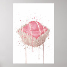 Kunstprint voor aan de muur 'French Fancie Strawbe Poster